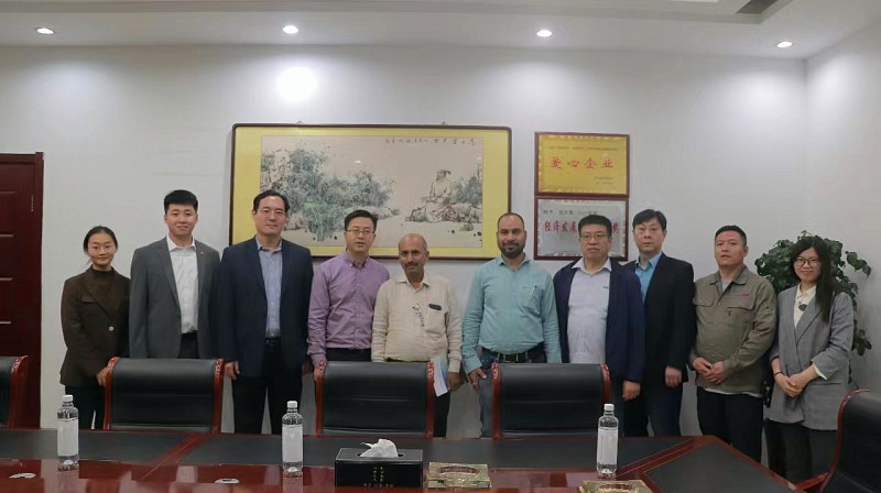 印度客戶(hù)來(lái)我公司參觀(guān)考察。